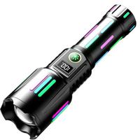 Torcia LED Alta Potenza Ricaricabile con Display🔦