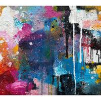 Quadro astratto tecnica mista  cm 43 x 33