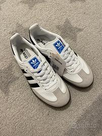 Scarpe casual Adidas Samba OG bianche, taglia 40