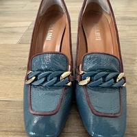 Pollini Décolleté in pelle primo fiore verniciata