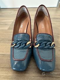 Pollini Décolleté in pelle primo fiore verniciata