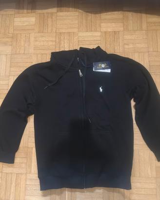 felpa zip ralph lauren