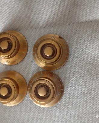 set 4 manopole per chitarra / basso
