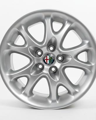 1 cerchio lega alfa romeo 147 156 gt r15 ls4404