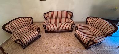 Divano due posti con due poltrone liberty inglese