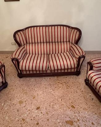 Divano due posti con due poltrone liberty inglese