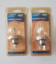 Coppia Lampadine R2 Asimmetriche 12V 45/40W NUOVE