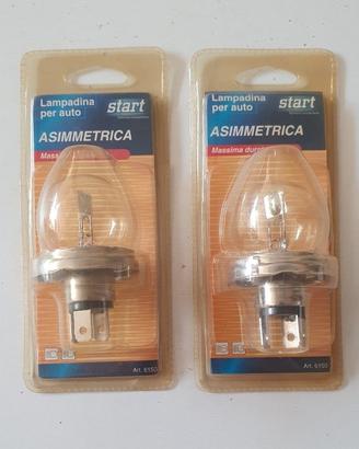 Coppia Lampadine R2 Asimmetriche 12V 45/40W NUOVE