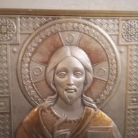 Quadro in argento "CRISTO ROSA"