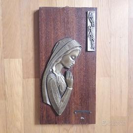 Piccolo quadro rilievo Madonna Ave Maria