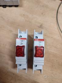 Coppia Lampade Spia ABB E 229-C - Rosse 