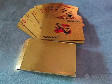 Golden Dragon - Carte in PVC modello ORO