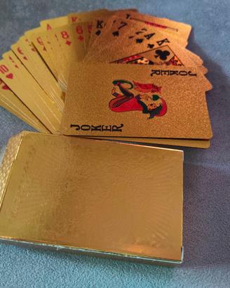Golden Dragon - Carte in PVC modello ORO