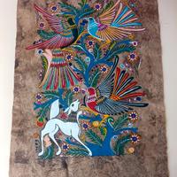 5 Dipinti su carta Amate