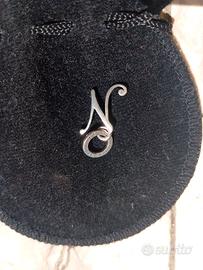 Charm Giovanni Raspini lettera N argento