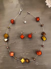 Collana e orecchini Culture Mix