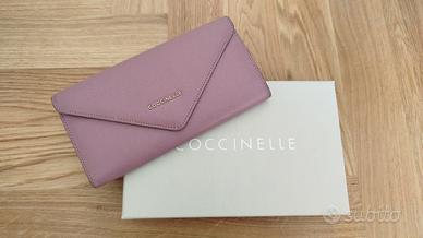 Portafoglio grande coccinelle rosa