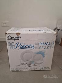 SET NUOVO piatti bicchieri posate tazze