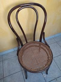 Sedie in Legno e Vimini