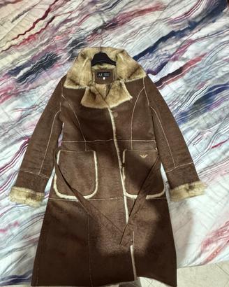 Cappotto Armani jeans Effetto Shearling / Montone