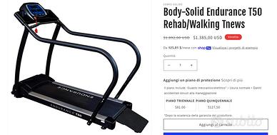 Tapis Roulant Riabilitazione - Body-Solid Endurace