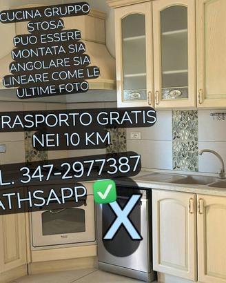 CUCINA STOSA MODULARE TRASPORTO GRATIS NEI 10 KM