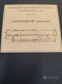 piani di costruzione lanciasiluri quadruplo
