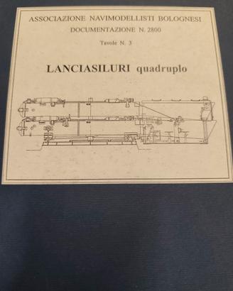 piani di costruzione lanciasiluri quadruplo