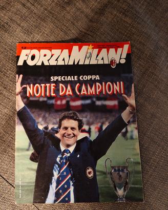 forza Milan numero celebrativo coppa campioni 1994