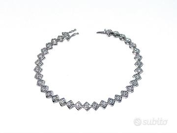 Tennis in oro bianco e diamanti