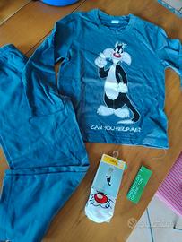 pigiama e calzini bimbi Benetton 