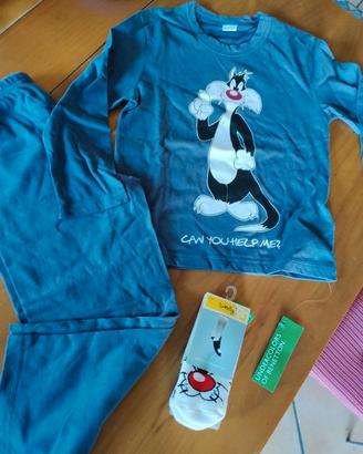 pigiama e calzini bimbi Benetton 