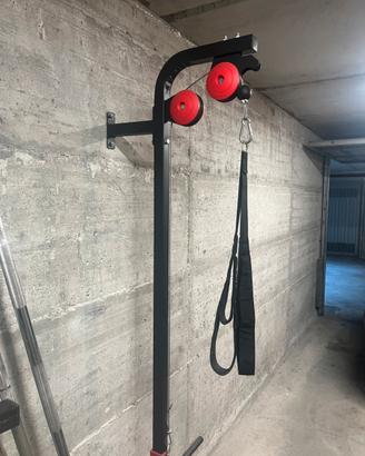 Lat machine cavo alto e cavo basso marbo sport