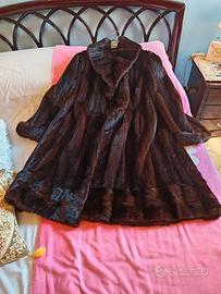 Pelliccia in VERO visone MOGANO tenuta benissimo