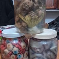 3 Mostri Nel Barattolo Action Figure Sci Fi 1990