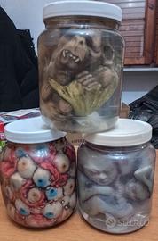 3 Mostri Nel Barattolo Action Figure Sci Fi 1990