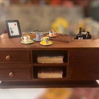 Tavolino Mobile Bar Coffee Table 1950-60 Italy