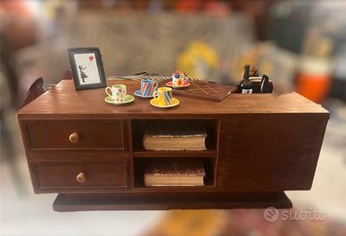 Tavolino Mobile Bar Coffee Table 1950-60 Italy