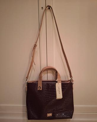 Borsa Camomilla Bessie con tracolla e manico 