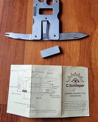 Raro Coltello Multiuso Vintage C. Schlieper 70/80