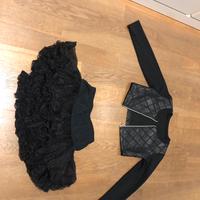 Due gonne, giacca, maglietta elegante bimba