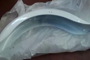 MOTO GUZZI PARAFANGO ANT. BIANCO DIAMANTE CALIF.