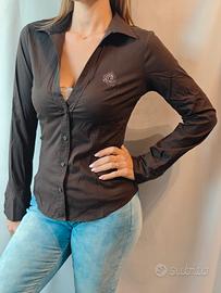 Elegante camicia Guess Marciano marrone