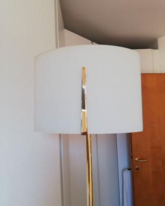 PIANTANA IN ACCIAIO CROMATO ORO CON FORMELLE IN VE