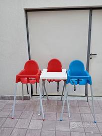 Seggiolone pappa IKEA ANTILOP con vassoio