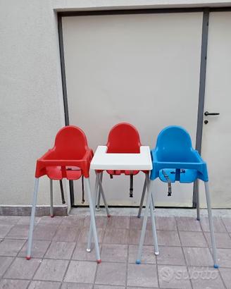 Seggiolone pappa IKEA ANTILOP con vassoio