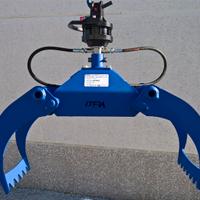 Pinza Legna 80cm con Rotatore Idraulico 10qli