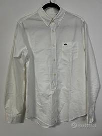 Camicia lacoste bianca M nuova