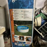Piscina fuori terra gre a parete in acciaio