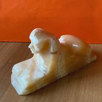 Scultura Sfinge in onice da esposizione